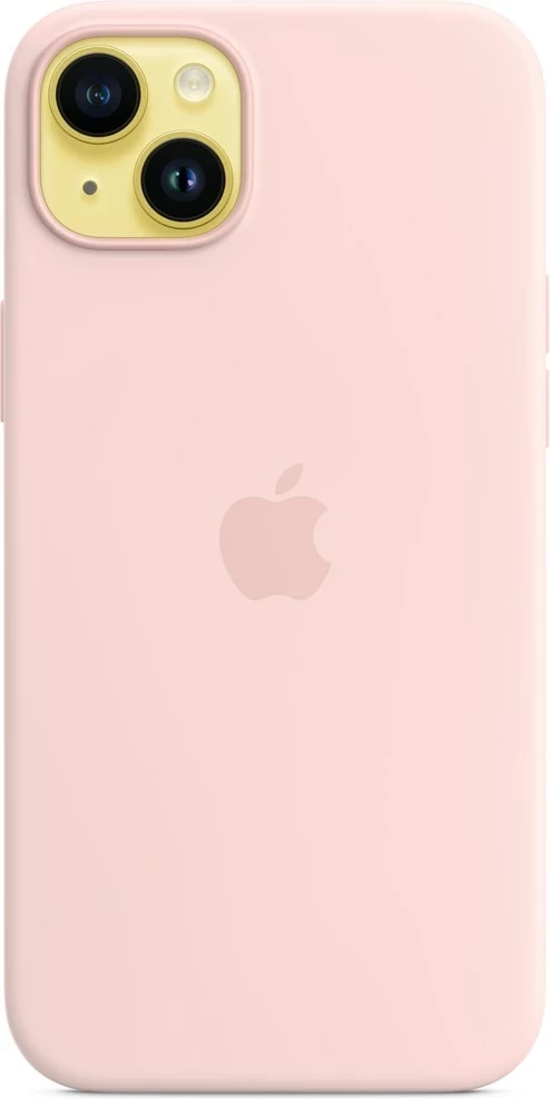 Mbështjellës Apple Silicone me MagSafe për iPhone 14 Plus, Rozë e lehtë