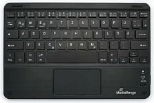 Tastierë MEDIARANGE MROS130, Bluetooth 5.0, QWERTZ DE, me touchpad, 60%, e zezë