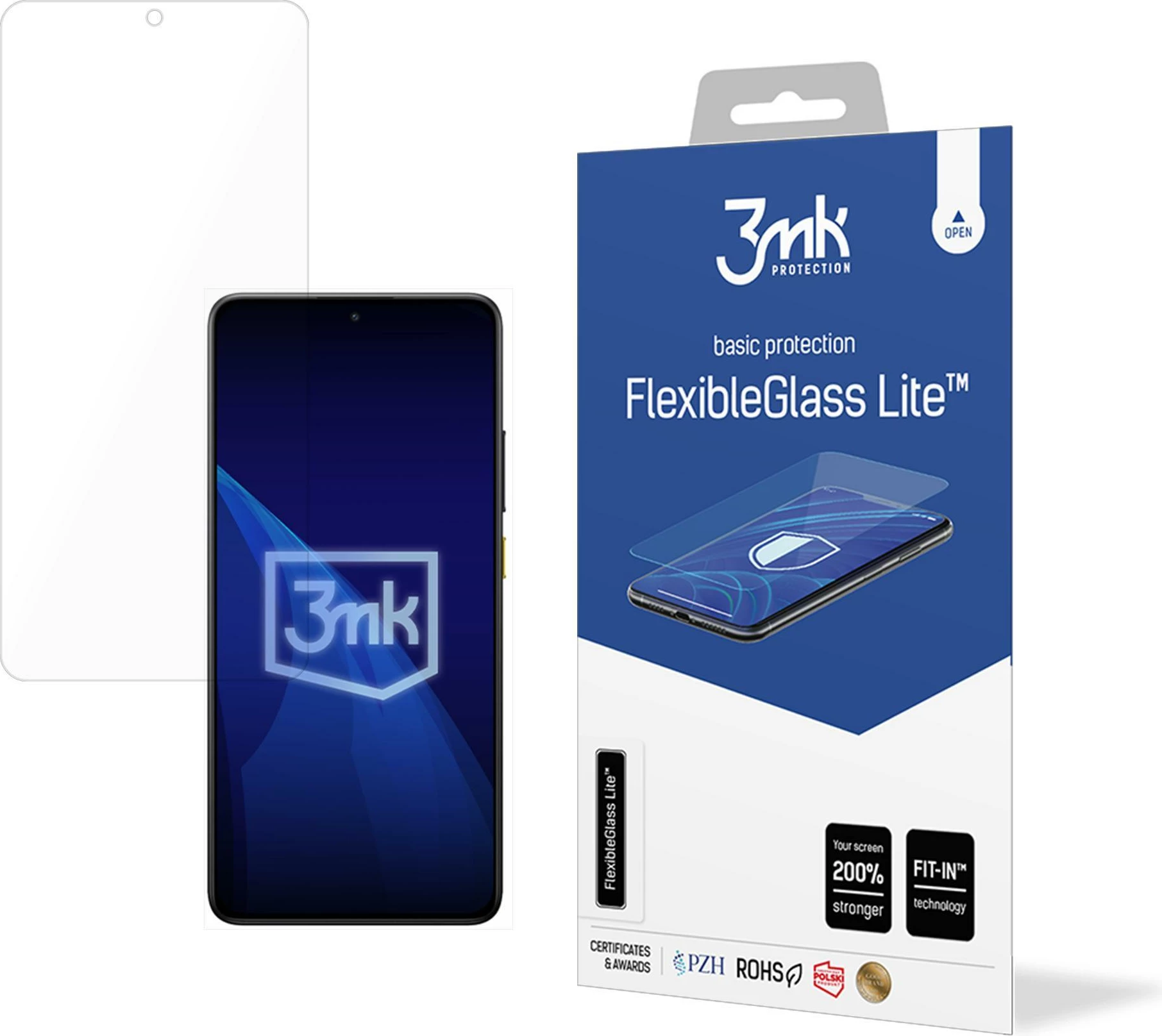 Xham mbrojtës hibrid 3mk FlexibleGlass Lite për Xiaomi Poco X7 Pro
