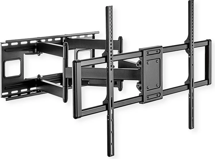 Mbajtëse muri për TV VALUE, fleksibël 60-120", deri 120 kg, VESA 900x600, e zezë