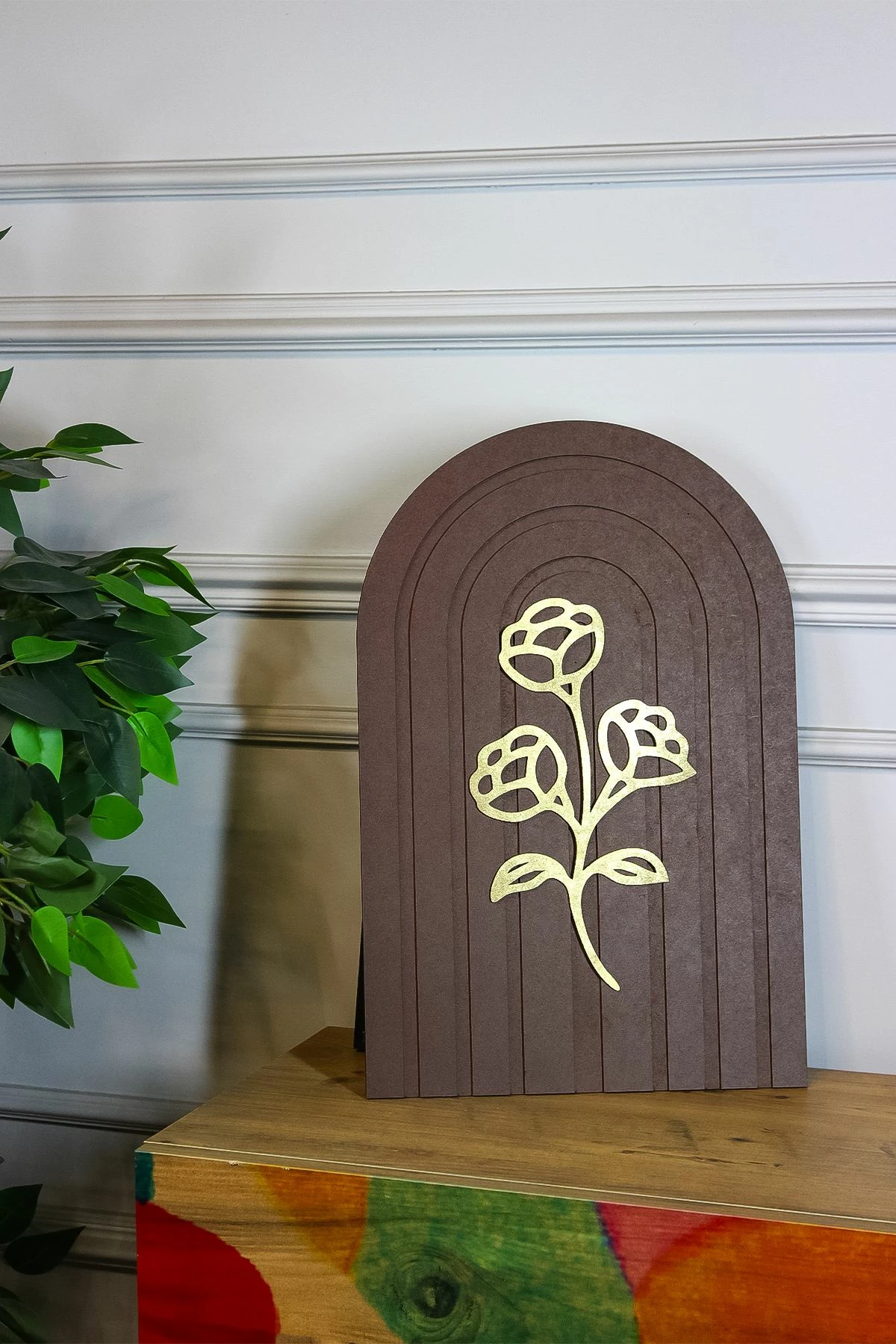 Pikturë dekorative, shumëngjyrëshe, MDF, Wallity, 30x45x2cm