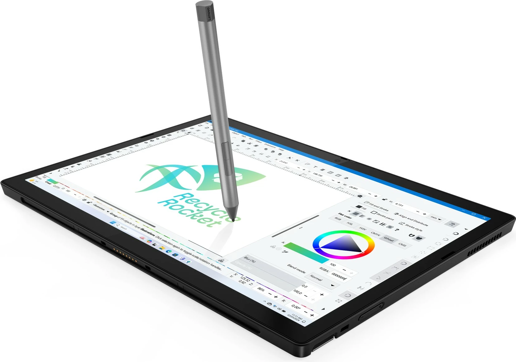 Tablet Lenovo ThinkPad X12 Detachable Gen 2, Intel Core Ultra 7, 32 GB, 1 TB, e zezë