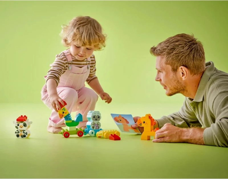 Lodra konstruktive Lego për fëmijë DUPLO Animal Train