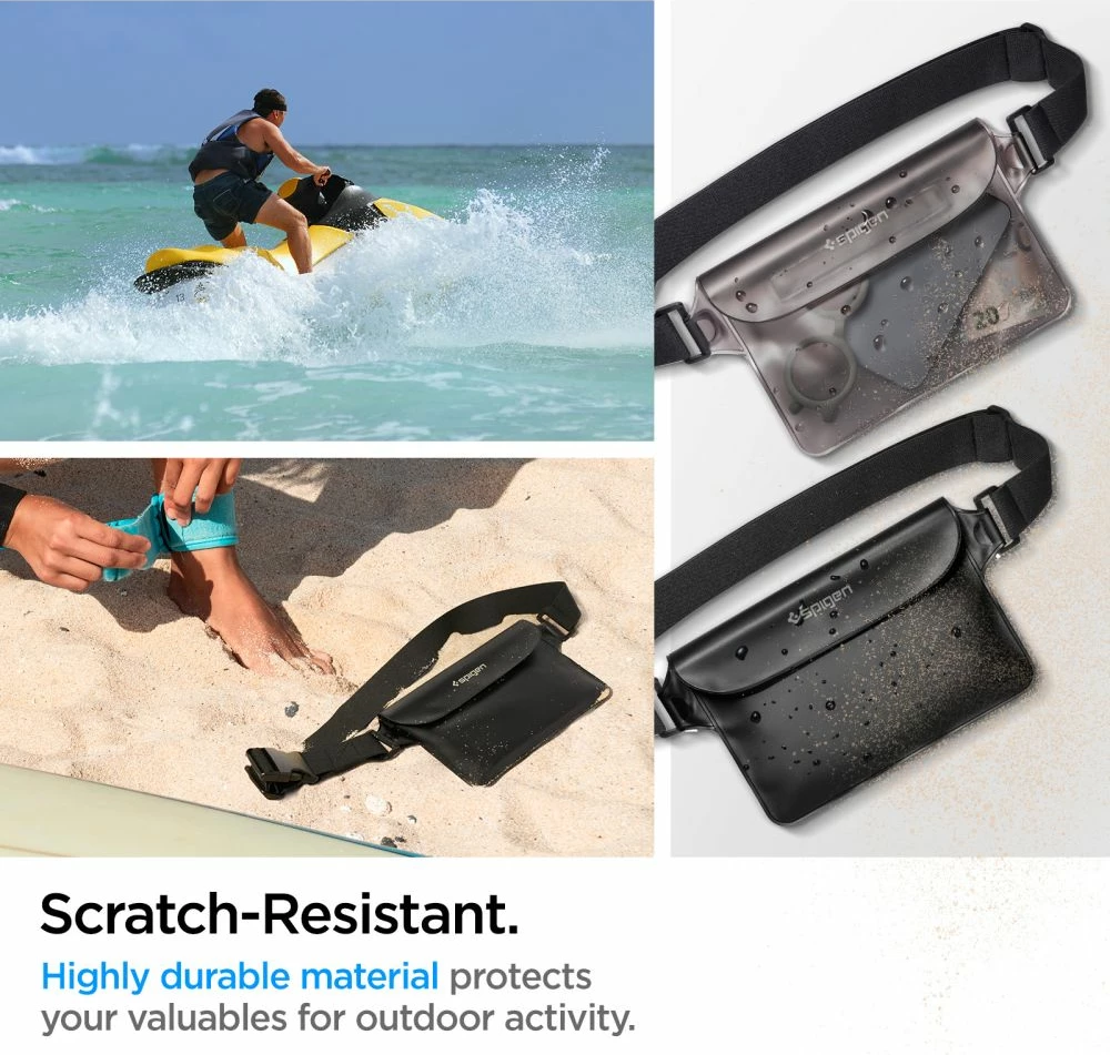 Çantë beli Spigen Aqua Shield A620, IPX8, e zezë