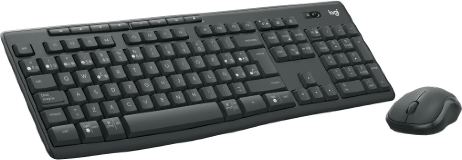 Set tastierë dhe maus Logitech MK370 Combo for Business, wireless, Bluetooth, spanjisht, i zi