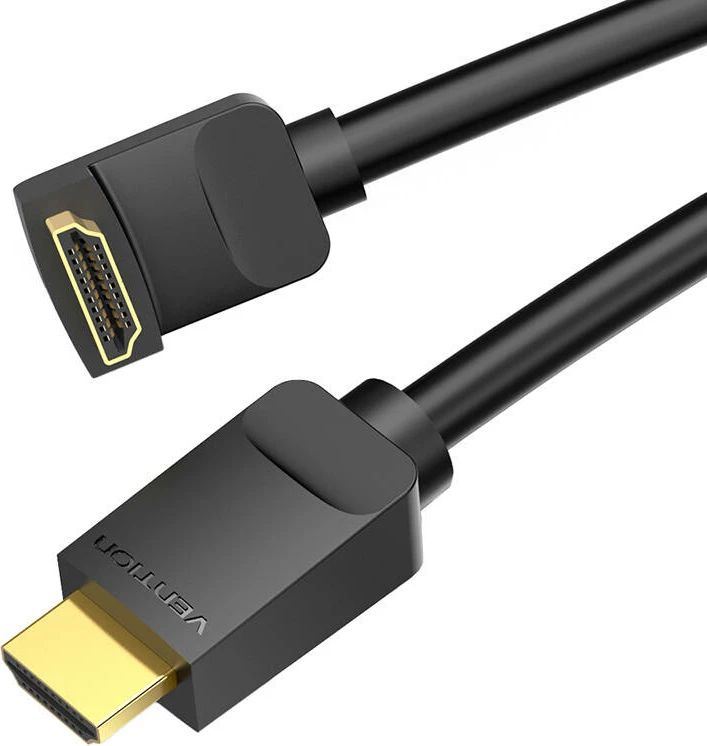 Kabllo HDMI Vention AARBH, 2m, 90° kënd, 4K 60Hz, e zezë