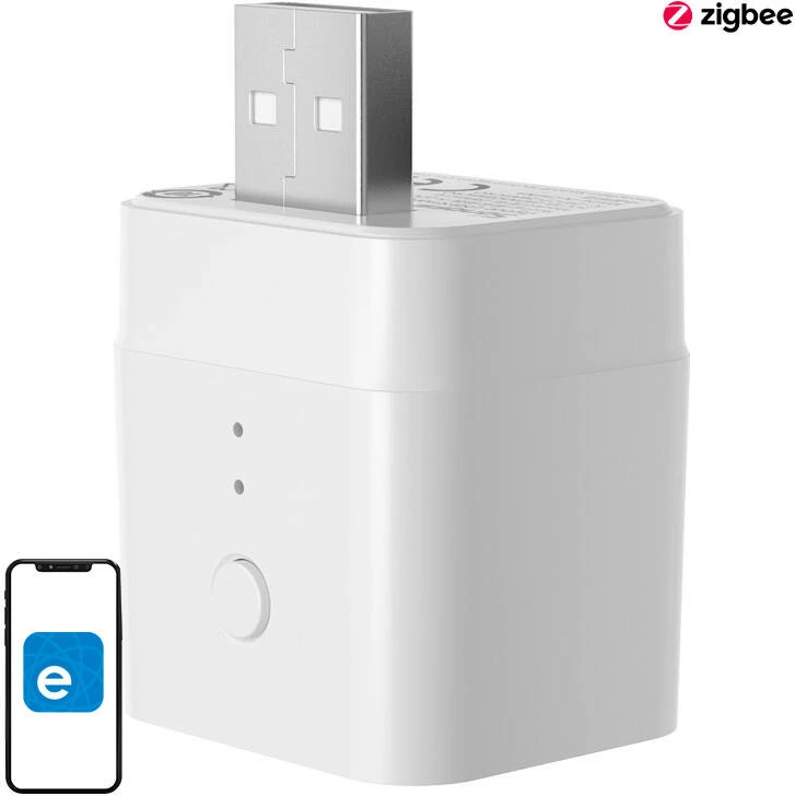Adapter i mençur USB ZigBee Sonoff ZBMicro, 36W, i bardhë
