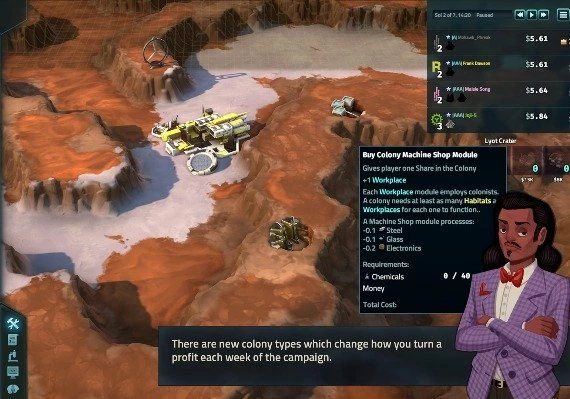 Offworld Trading Company: The Patron and the Patriot DLC Global