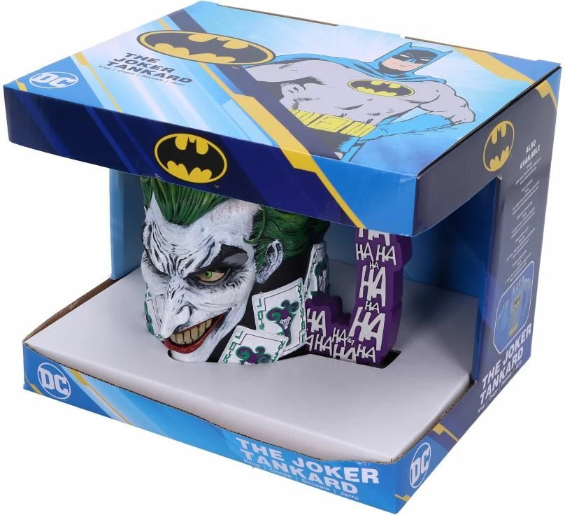 Filxhan koleksionues NEMESIS NOW The Joker 15.5 cm, rezinë me insert inox, i pikturuar me dorë