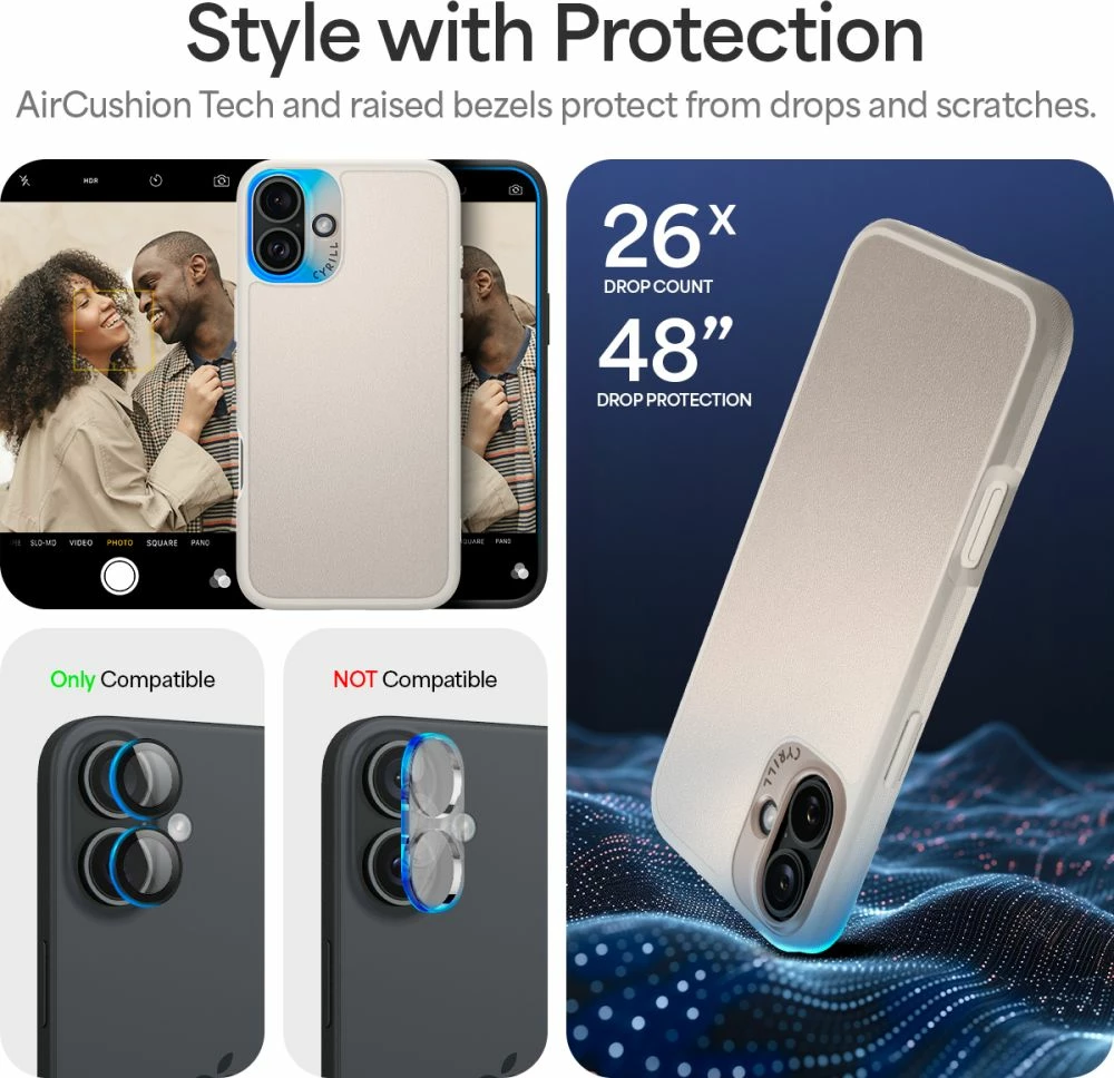 Mbështjellës Spigen Cyrill Kajuk Mag për iPhone 16, Bezhe