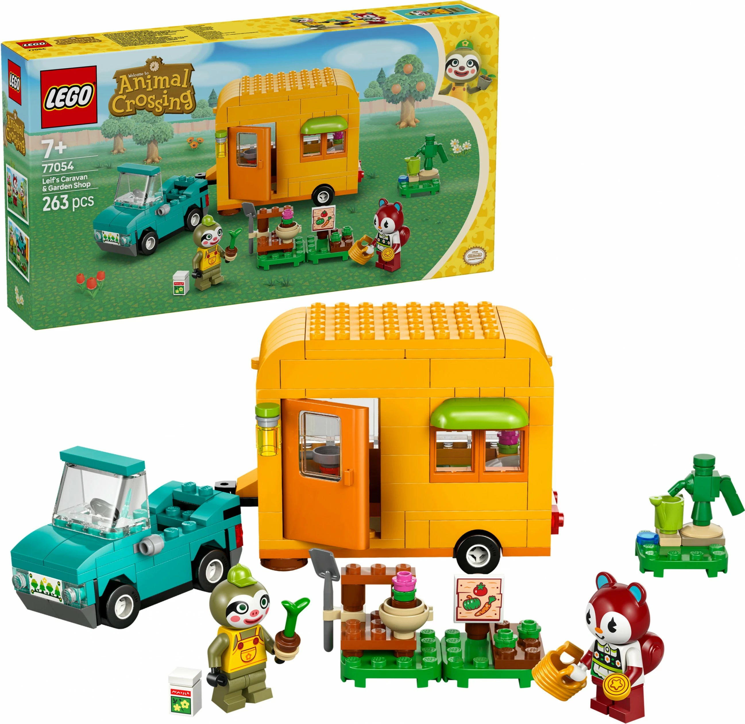 Set ndërtimi LEGO Animal Crossing 77054, 263 pjesë, shumëngjyrësh