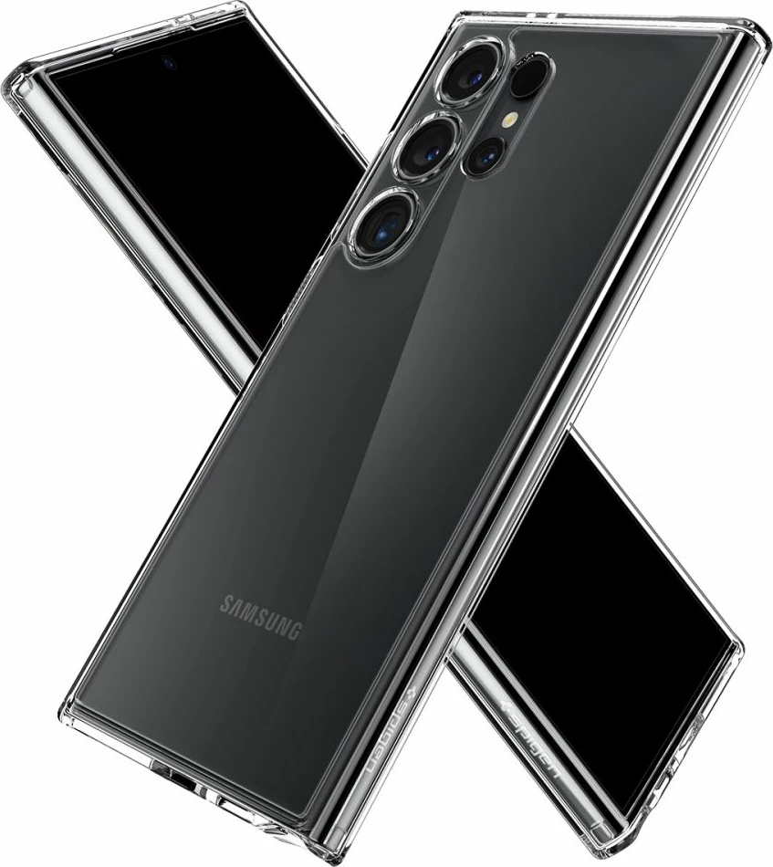 Mbështjellës Spigen Ultra Hybrid për Samsung Galaxy S24 Ultra, Transparent