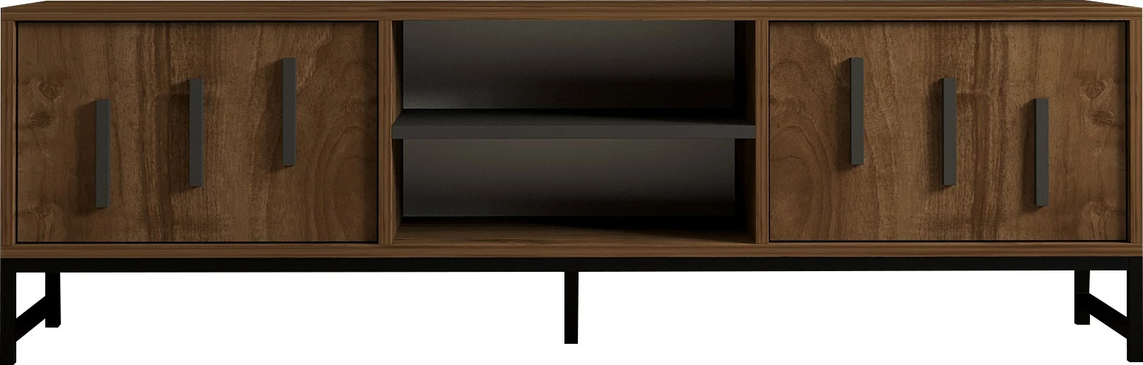 Komodë TV Hanah Home, formë drejtkëndëshe, ngjyrë arre