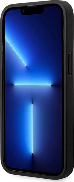 Mbështjellës BMW BMHMP14L22RFGK për iPhone 14 Pro 6.1", lëkurë, MagSafe, i zi