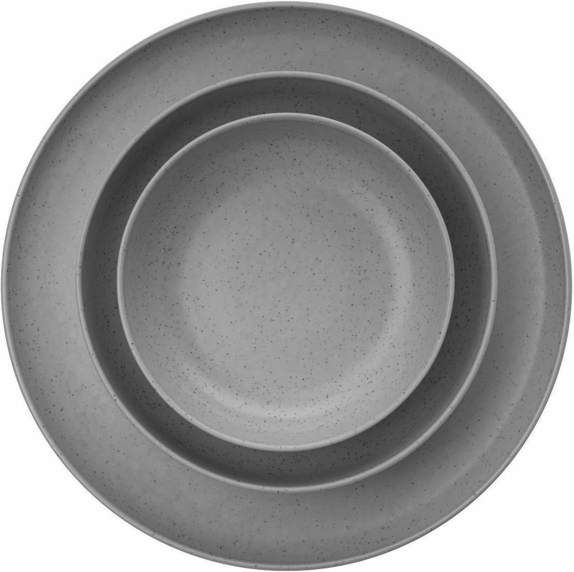 Set enësh për drekë (12 copë), Hermia, MOD12Y1A740800, ngjyrë antracit