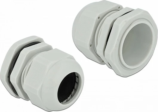 Glandë kablli DeLOCK PG29, IP68, për kabllo 25 mm, 10 copë, gri