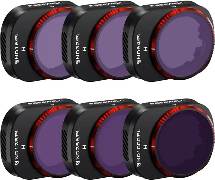 Set filtra Freewell Bright Day për DJI Mini 4 Pro, 6 copë