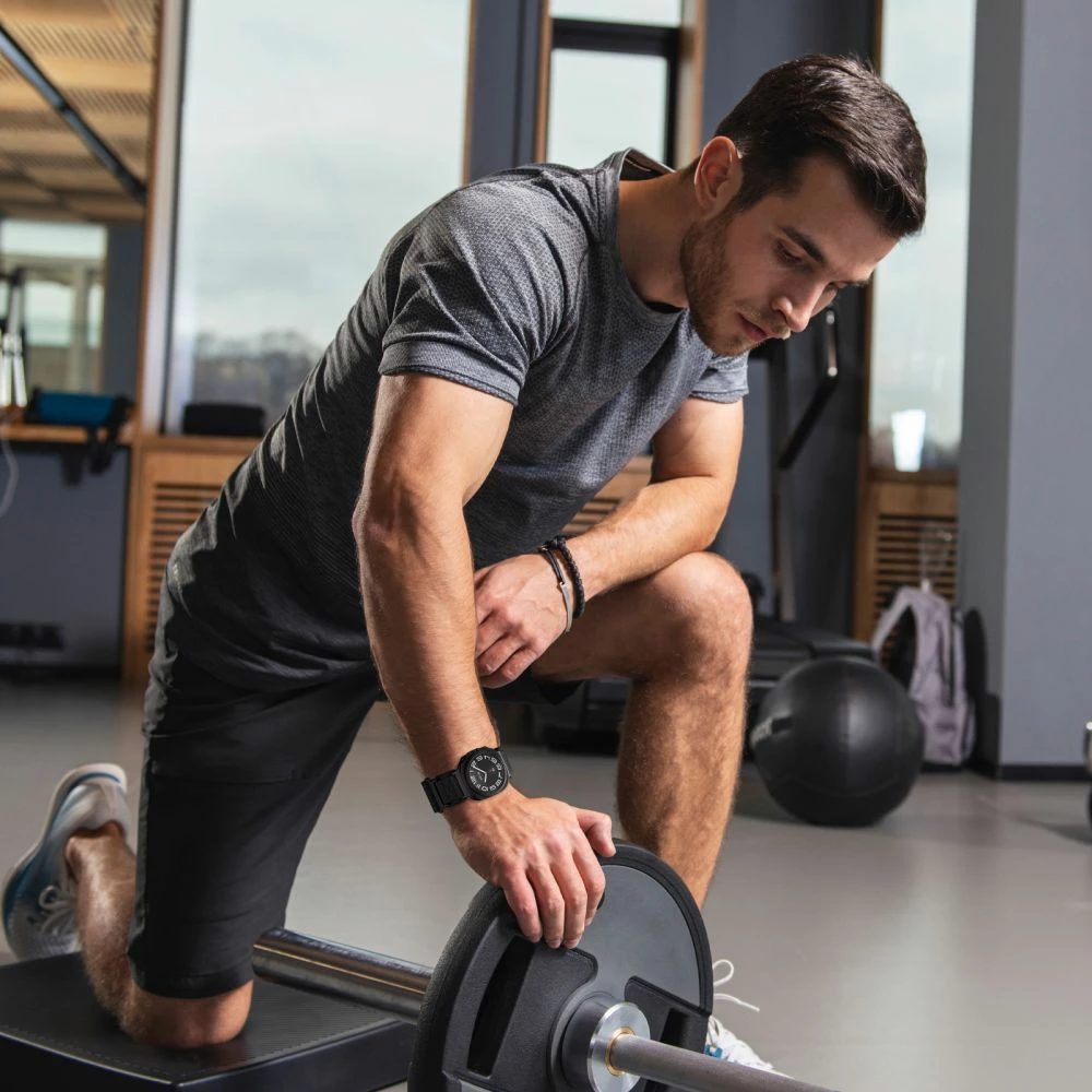 Rrip lëkure për smartwatch Tech-Protect Delta Pro, për Samsung Galaxy Watch Ultra 47mm, Zi