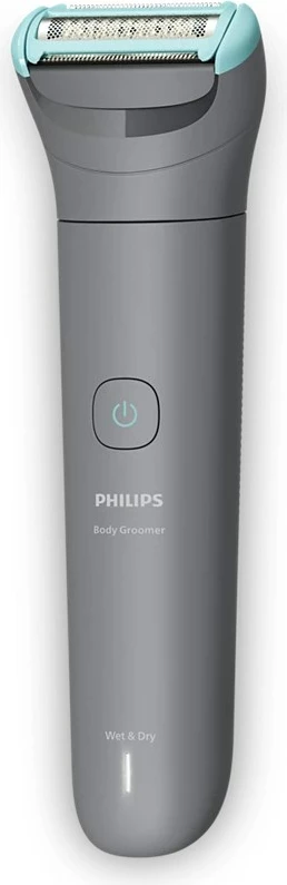 Makinë rroje trupi Philips BG3485/15, Triple Protect, bateri e integruar, Wet & Dry, karikim 8 orë, gri, set me 3 krehra + kabllo USB + çantë