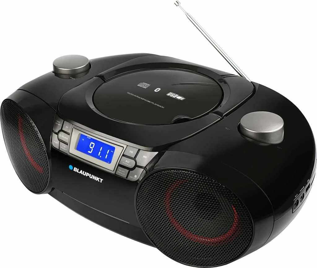 Radio boombox Blaupunkt BB30BT 12 W Bluetooth CD USB/SD FM, e zezë