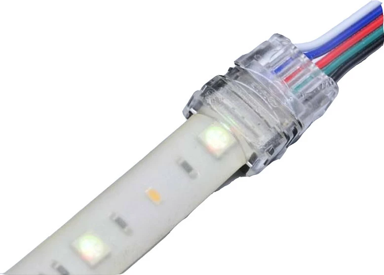 Lidhës për shirit LED Synergy21 LED FLEX Easy Connect, strip-to-wire, 12mm, RGB-W, IP65/54