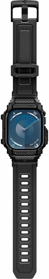 Mbështjellës Spigen Rugged Armor Pro për Apple Watch 10, 46mm, i zi