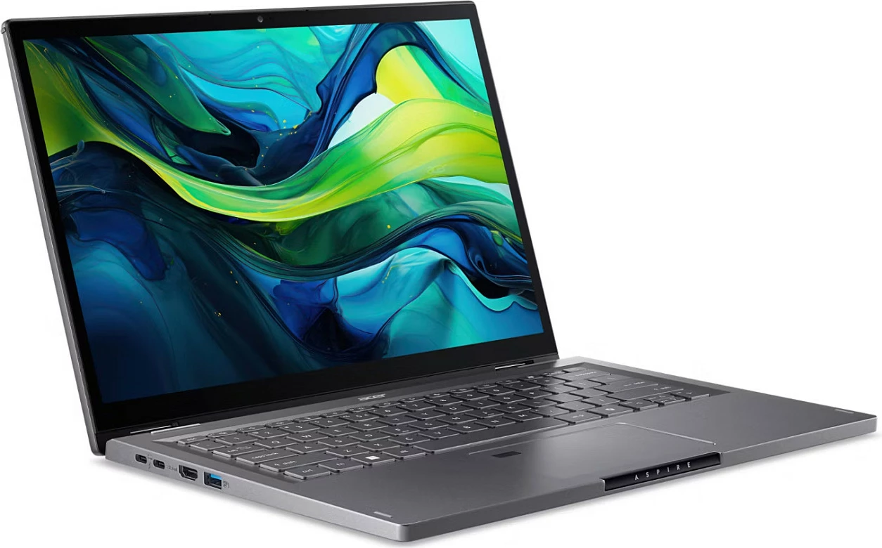 Laptop 2-n-1 Acer Aspire Spin 14 ASP14-52MTN-75Q5, 14" 1920x1200, Thunderbolt 4, Bluetooth 5.3, matt, gri