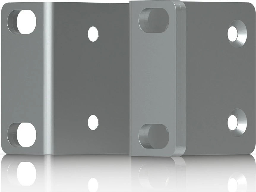 Kit montimi Ubiquiti UACC-Rack-Ear-1U, veshë racku 1U, 2 copë, gri