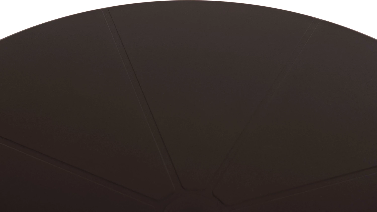 Tavolinë rrethore polipropileni, ngjyrë kafe, TERRIN FH6124.13, 60x75cm