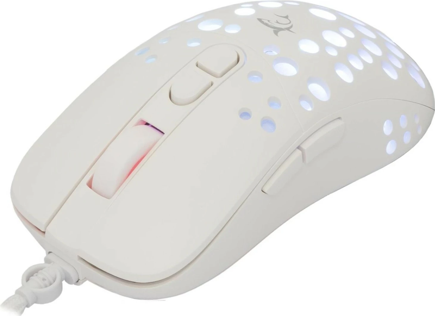 Maus gaming White Shark Tristan, USB, 12800 DPI, RGB, i bardhë