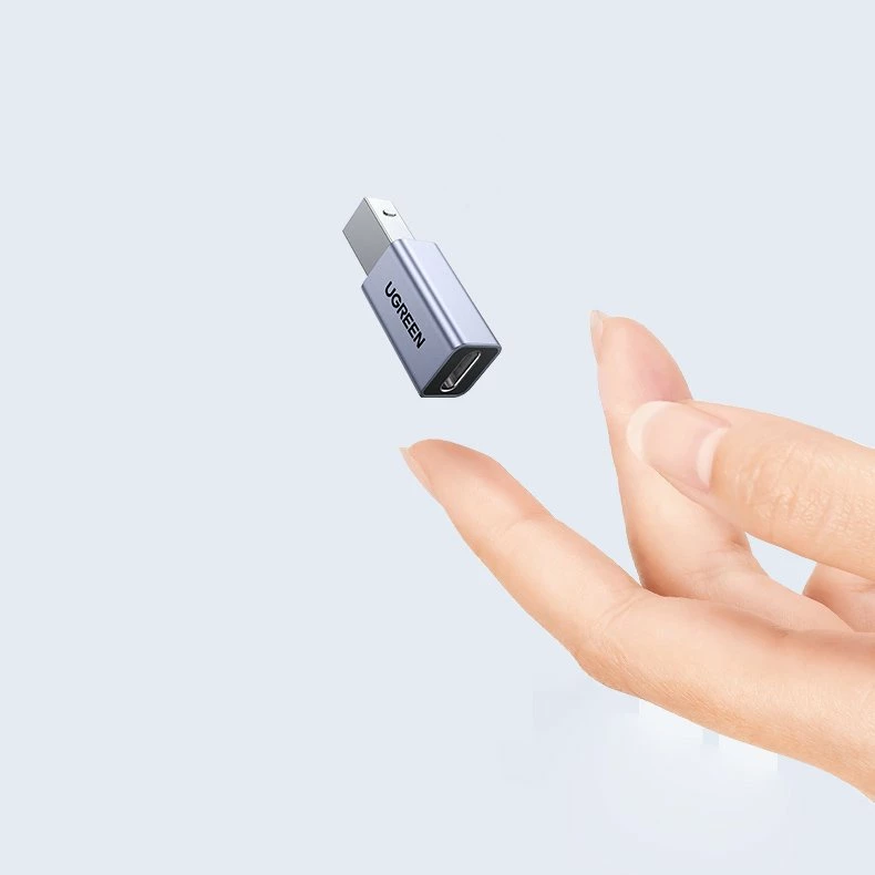 Adapter USB Type C në USB Type B Ugreen US382, Gri