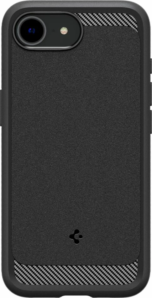 Mbështjellës Spigen Rugged Armor MagSafe për iPhone 16e, i zi