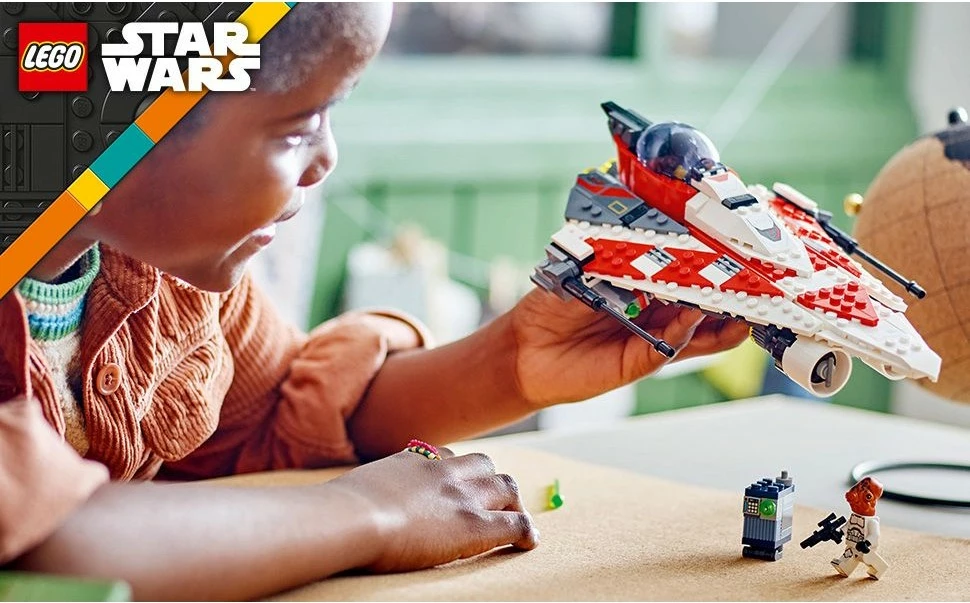 Set ndërtimi LEGO Jedi Bob's Starfighter, 305 pjesë, shumëngjyrësh