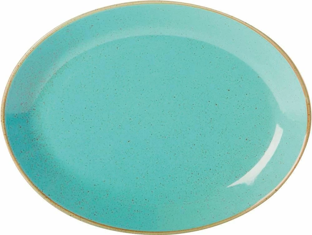 Pjatë ovale Porland Seasons Laguna 240x190 mm, blu, set 6 copë
