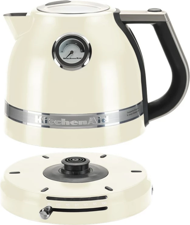 Çajnik elektrik KitchenAid 5KEK1522EAC, 1.5 L, 2400 W, Krem