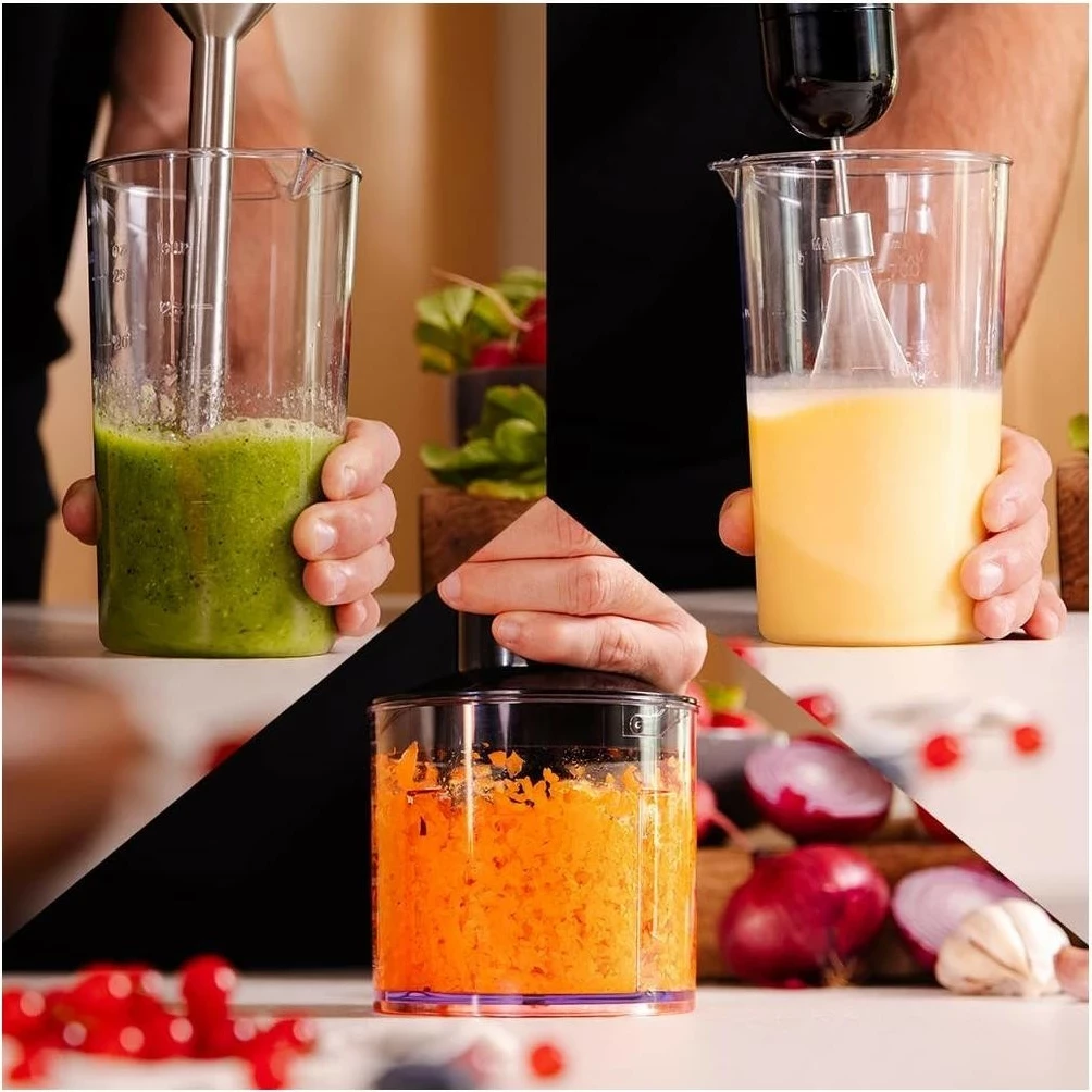 Blender dore Cecotec Power Pulsar Cream&Crush, 2300W, 9 shpejtësi, i zi