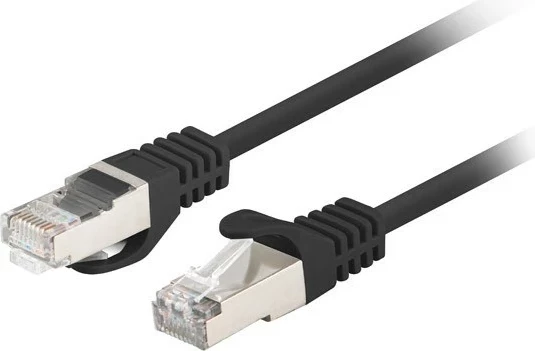 Patchcord LANBERG RJ-45 kat.6 3m 10-pack, e zezë