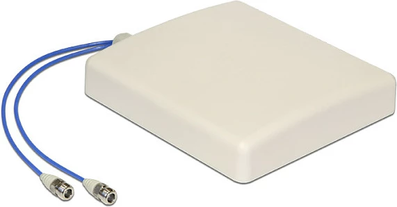 Antene LTE MIMO DeLOCK N Band 1/3/7/20, 7 dBi, N-Type, outdoor, e bardhë