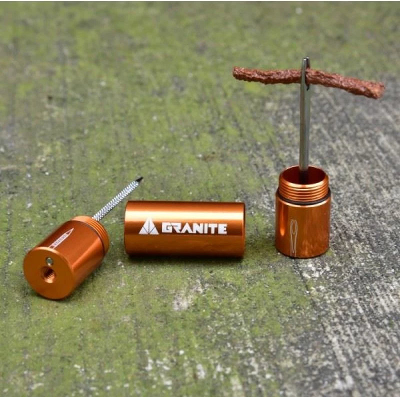 Set riparimi për gomë biçiklete Granite, portokalli