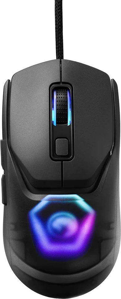 Maus gaming Marvo Fit Lite G1, 12000 DPI, RGB, me kabllo, 7 butona, i zi