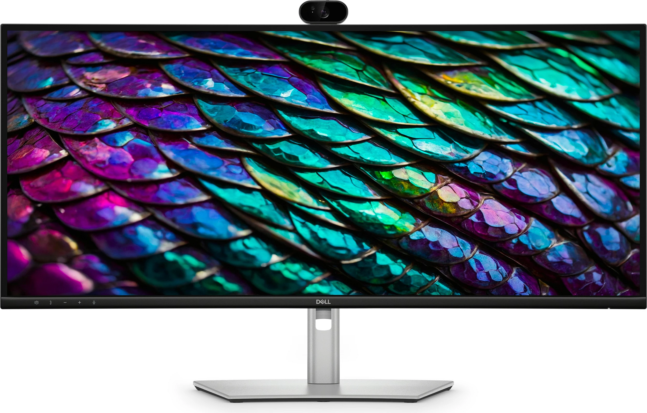 Monitor Dell Pro P3426WEB, 34" WQHD 3440x1440, IPS i lakuar, webcam+altoparlant, i zi/argjend