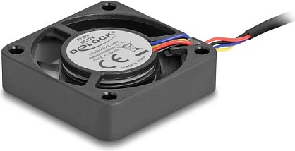 Ventilator axial DeLOCK 40x40x10mm, 12V DC, 4-pin, i zi
