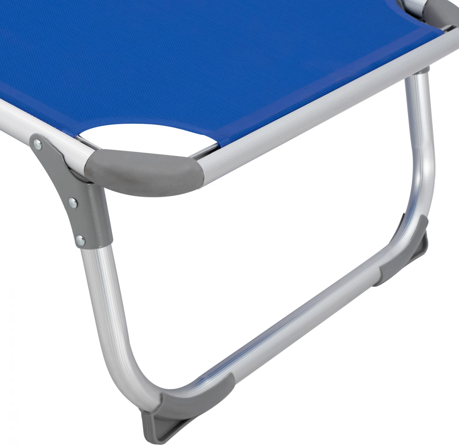Shezllon për plazh, tipi i rëndë, alumini blu, FH5054.01, 188x58x28-80 cm
