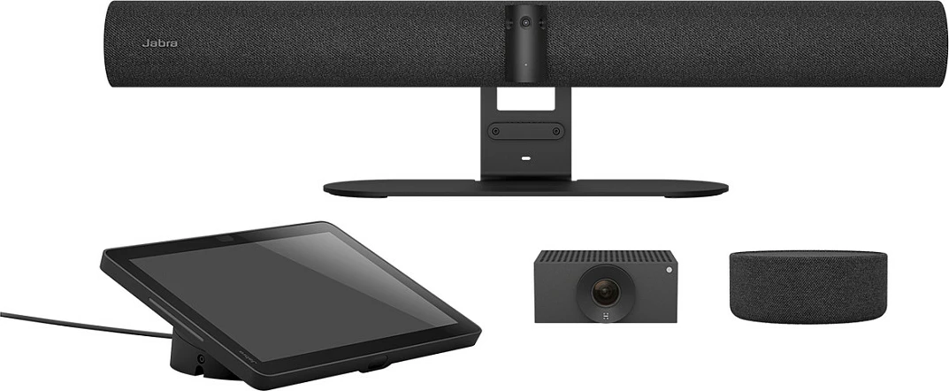 Sistem video-konference Jabra PanaCast Room Kit, PanaCast 55 VBS + SpeakerMic + Cam L1, për dhoma të mëdha