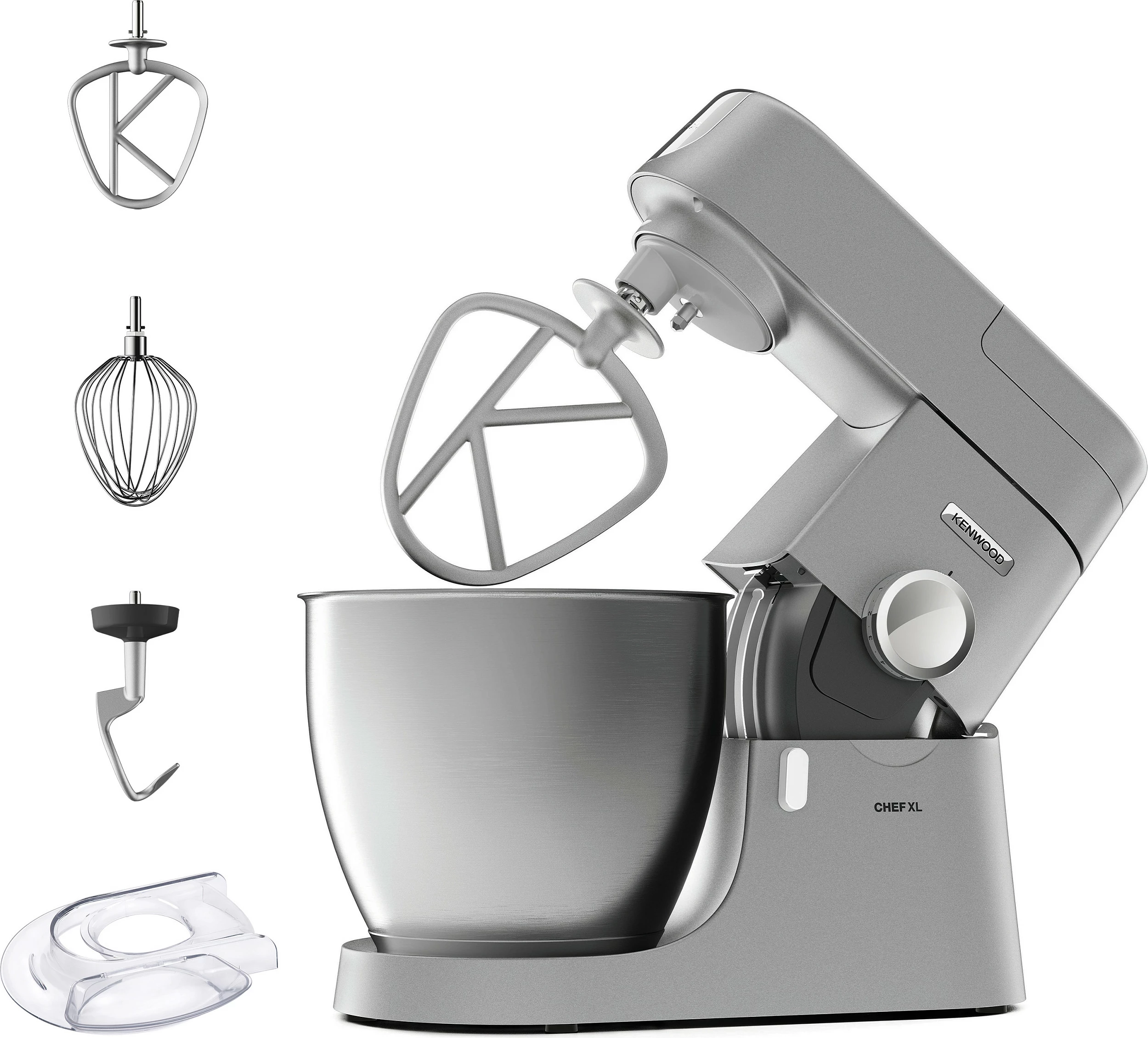 Robot kuzhine Kenwood Chef XL KVL4110S, 1200W, tas inox, argjendtë