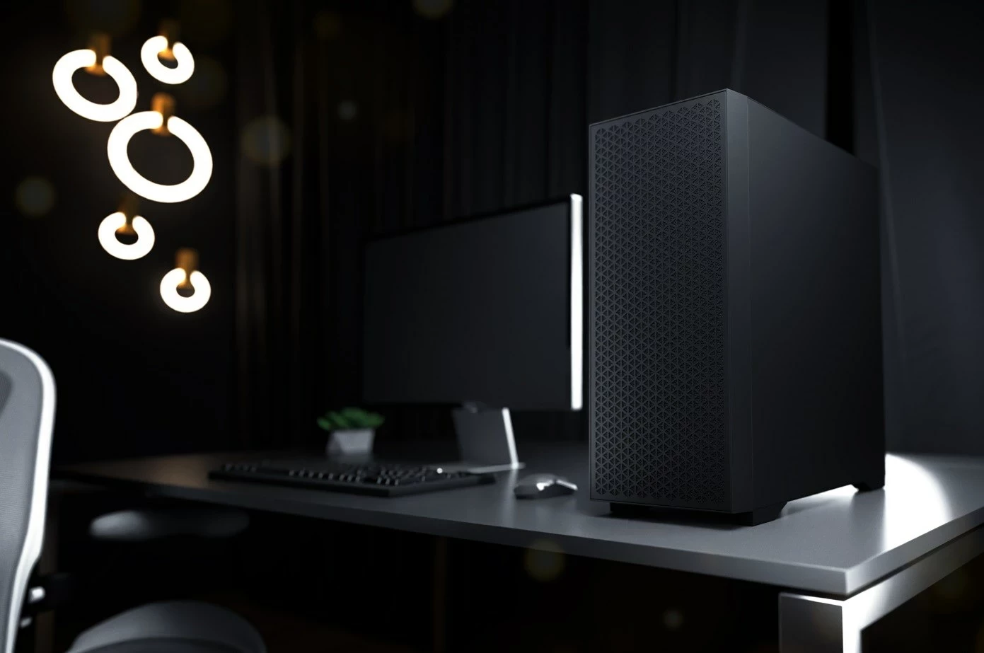 Kasë LOGIC DART PRO SOLID MIDI USB-C, PC, E zezë