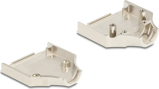 Konektor D-Sub (VGA) DeLOCK 67133, 15-pin, femër, i drejtë, metal, argjendtë