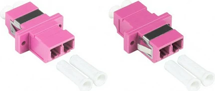 Adapter fibër optike GoodConnections Alcasa LW-K204, LC-LC, Female/Female, OM4 multimode, vjollcë