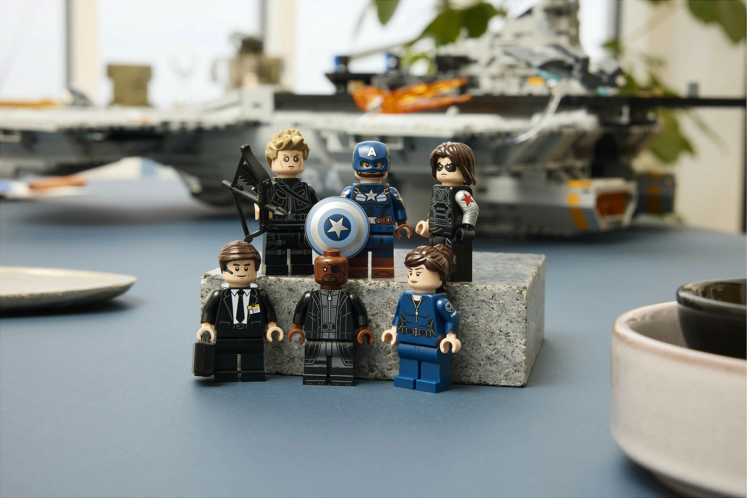 Set ndërtimi LEGO Marvel 76354 S.H.I.E.L.D. Helicarrier, 3057 copa, Multicolor