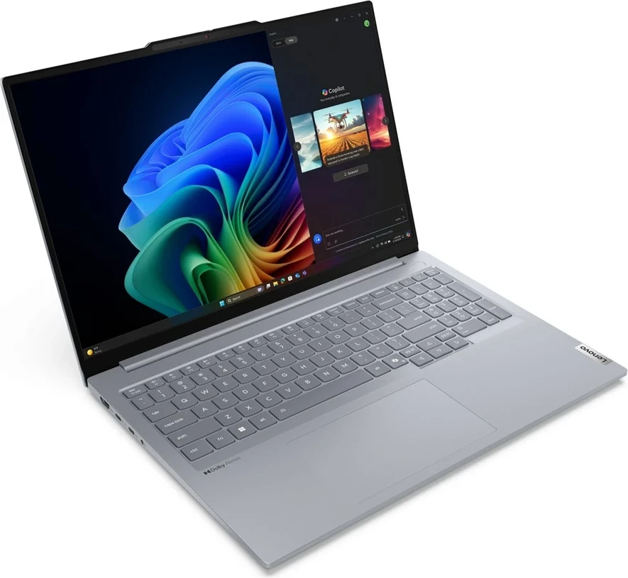Laptop Lenovo ThinkBook 16 G7 QOY, 16", Qualcomm Snapdragon, 32 GB RAM, 512 GB SSD, hiri